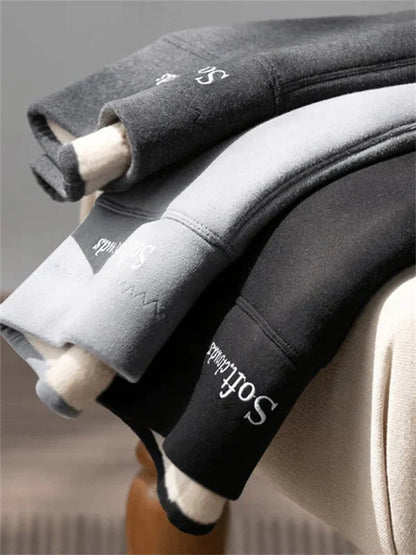 Soft Clouds Winter Fleece Leggings