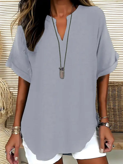 BreezeFlow V-Neck Tunic