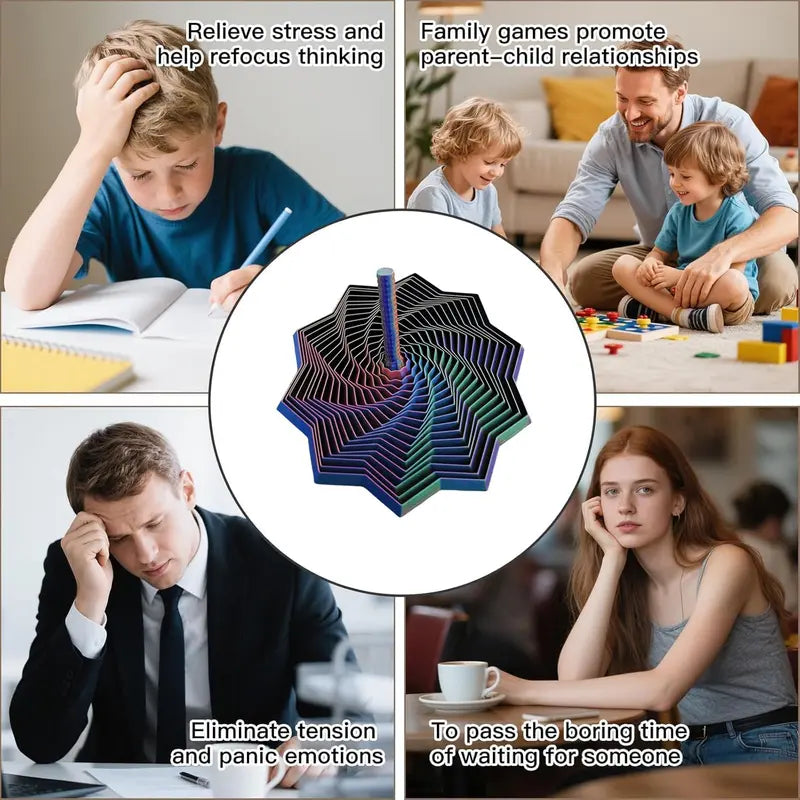 The StarSpiral 3D Sensory Fidget Toy