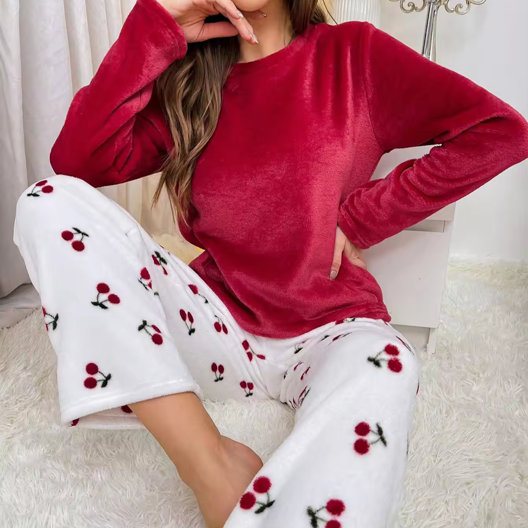 CherryCozy™ Winter Pajama Set