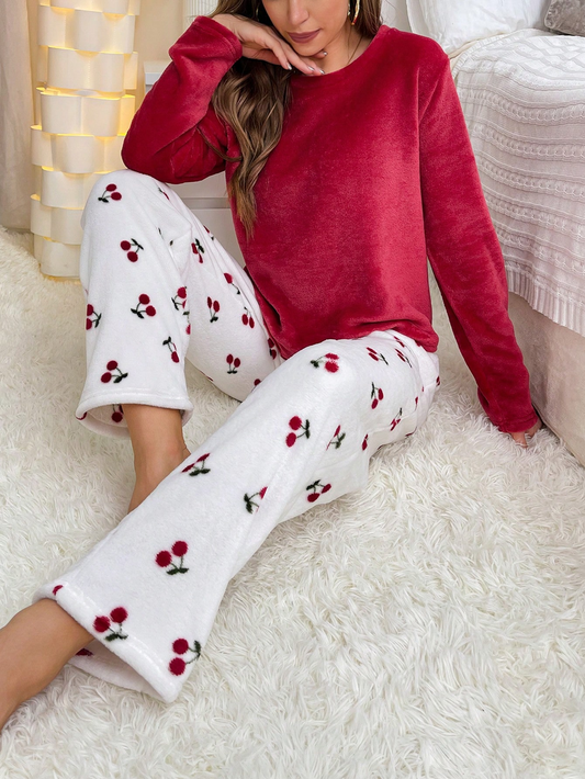 CherryCozy™ Winter Pajama Set