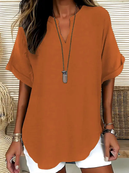 BreezeFlow V-Neck Tunic