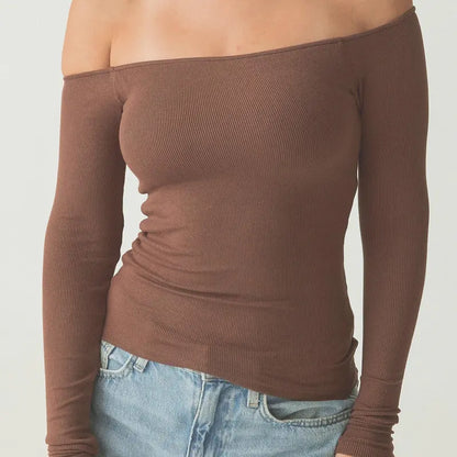 Brighton Off-Shoulder Bodysuit