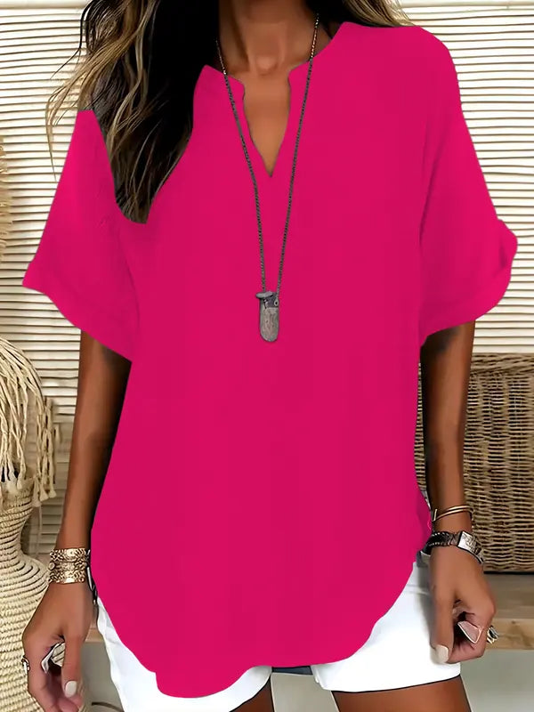BreezeFlow V-Neck Tunic
