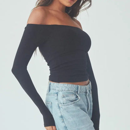 Brighton Off-Shoulder Bodysuit