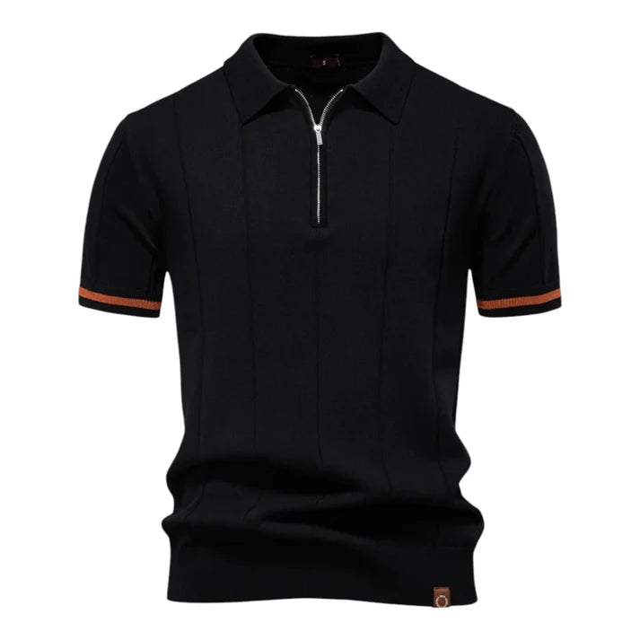 Elite Zip-Collar Polo