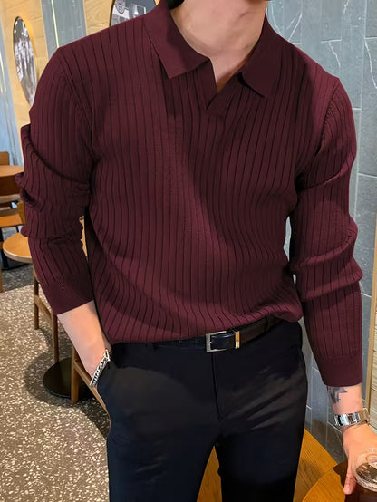 Louvre V-Neck Knit Pullover