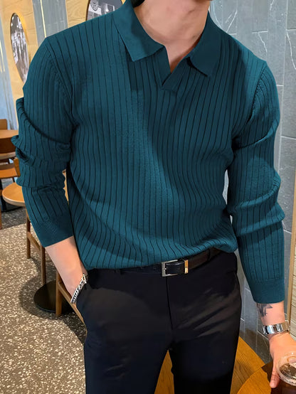 Louvre V-Neck Knit Pullover