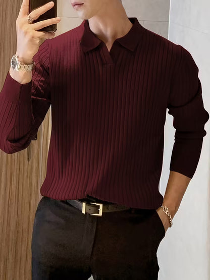 Louvre V-Neck Knit Pullover