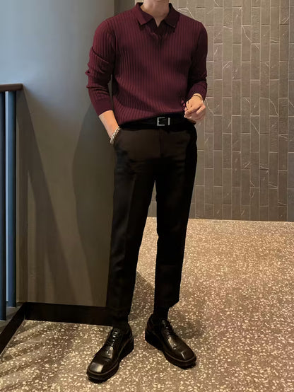 Louvre V-Neck Knit Pullover