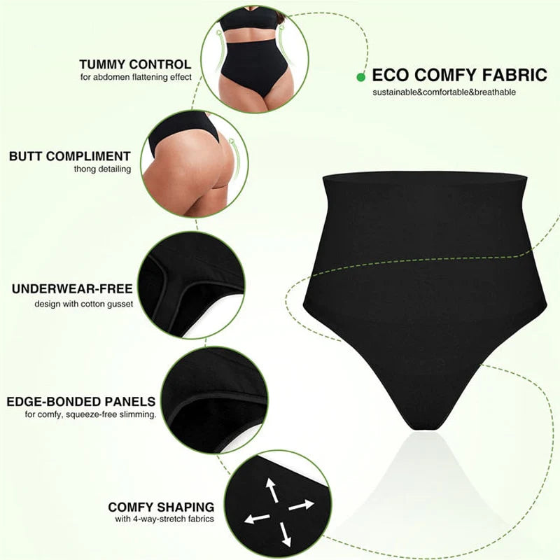 High-Waist Tummy Control Thong