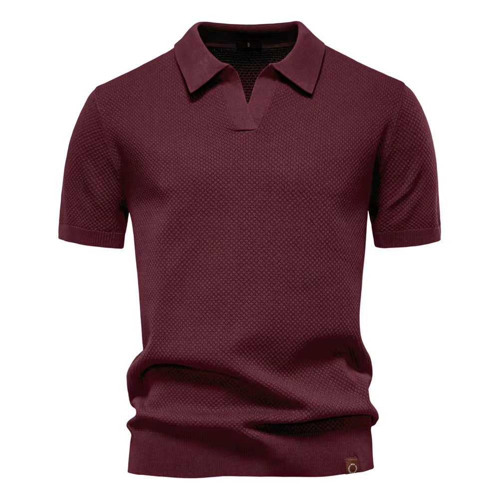 Velure Knit Polo Shirt