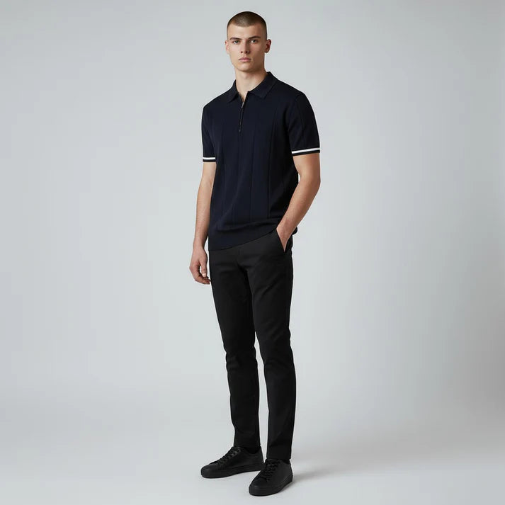 Elite Zip-Collar Polo