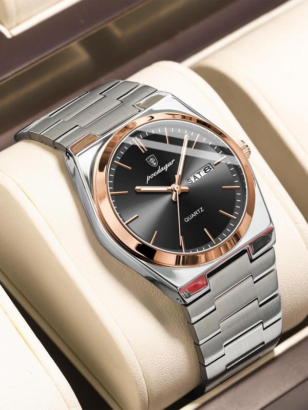 Modern Round-Dial Men’s Timepiece