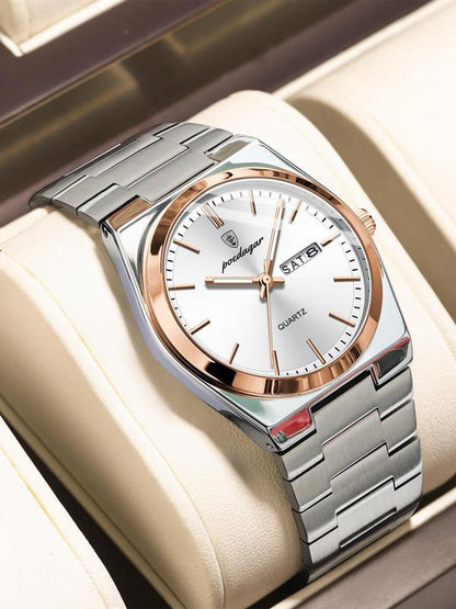 Modern Round-Dial Men’s Timepiece