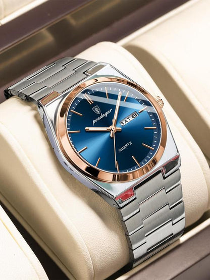 Modern Round-Dial Men’s Timepiece