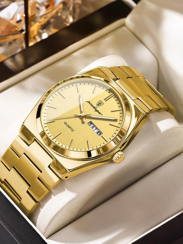 Modern Round-Dial Men’s Timepiece